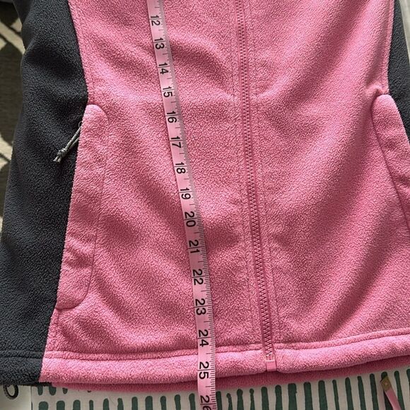 The North Face Women's Full Zip Fleece Jacket Pink&Grey Size M Authentic - Picture 8 of 12
